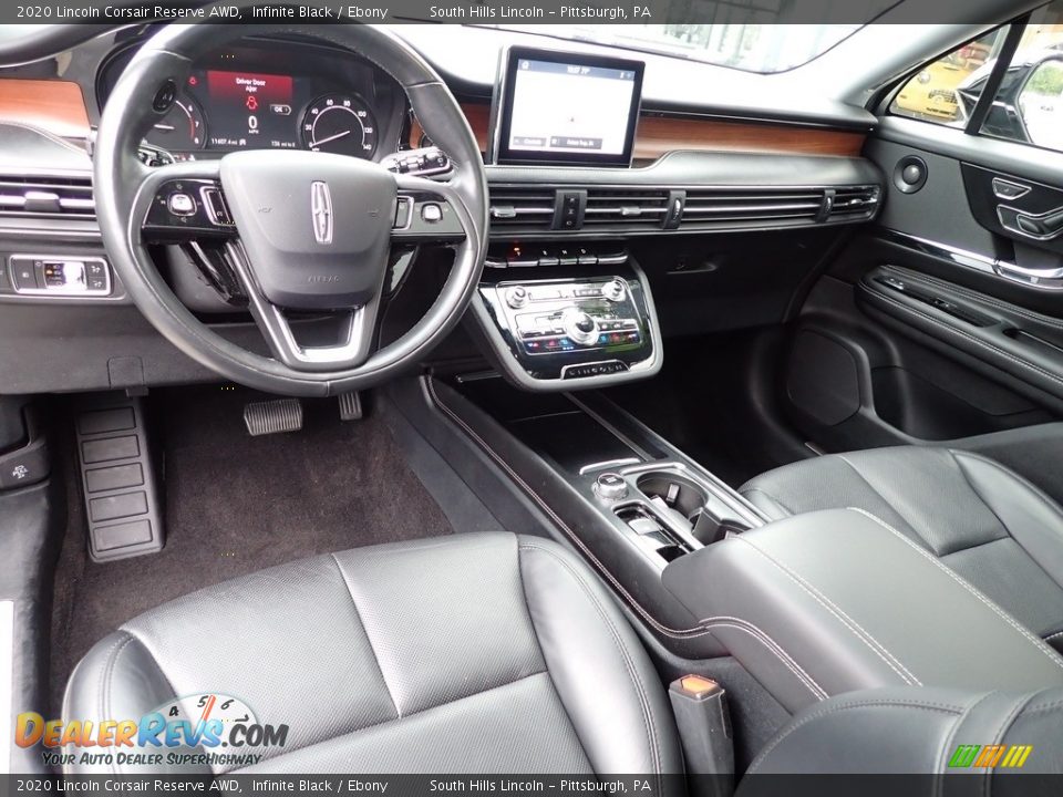 Ebony Interior - 2020 Lincoln Corsair Reserve AWD Photo #17