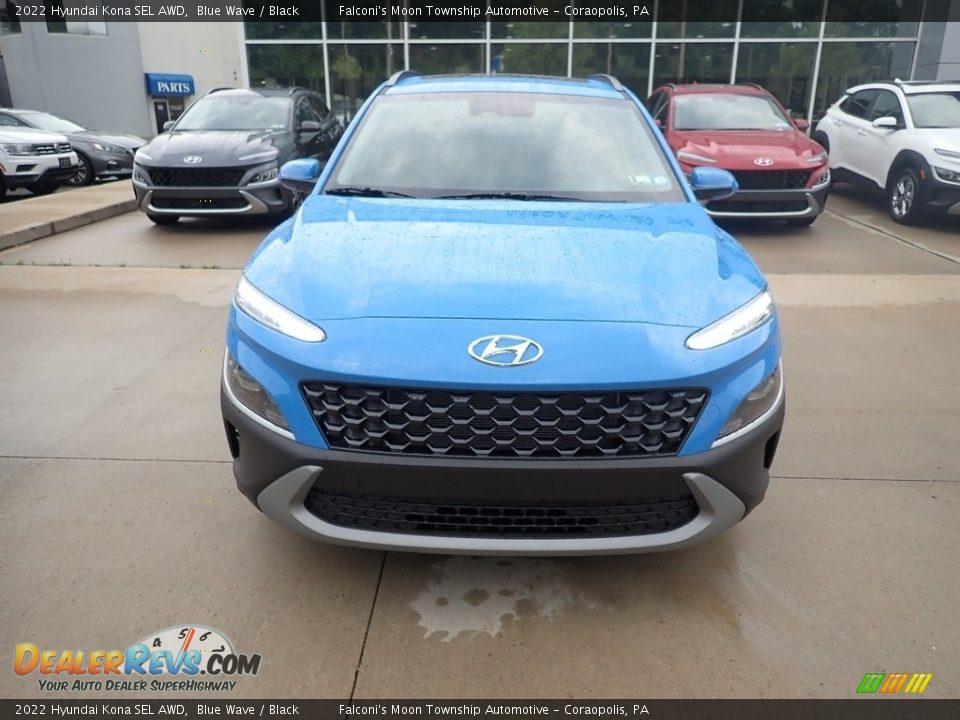 2022 Hyundai Kona SEL AWD Blue Wave / Black Photo #4