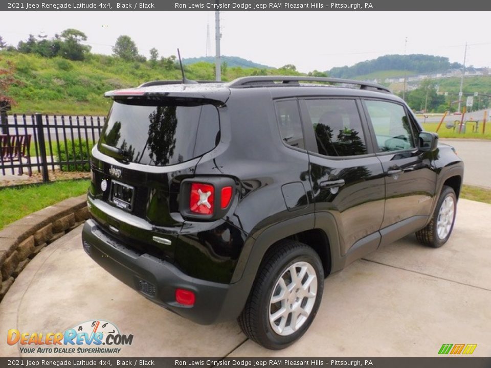 2021 Jeep Renegade Latitude 4x4 Black / Black Photo #5