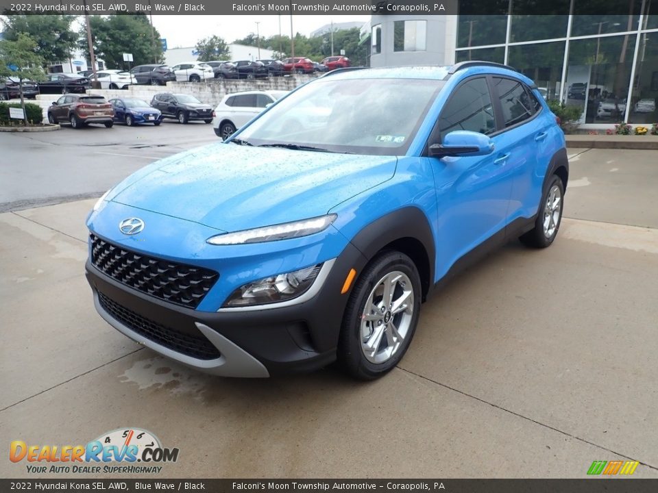 2022 Hyundai Kona SEL AWD Blue Wave / Black Photo #5