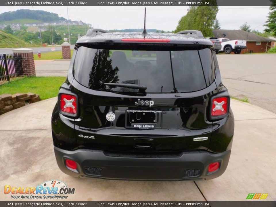 2021 Jeep Renegade Latitude 4x4 Black / Black Photo #6