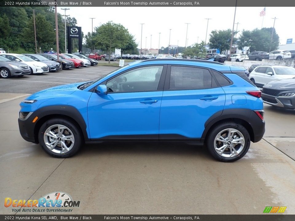 2022 Hyundai Kona SEL AWD Blue Wave / Black Photo #6