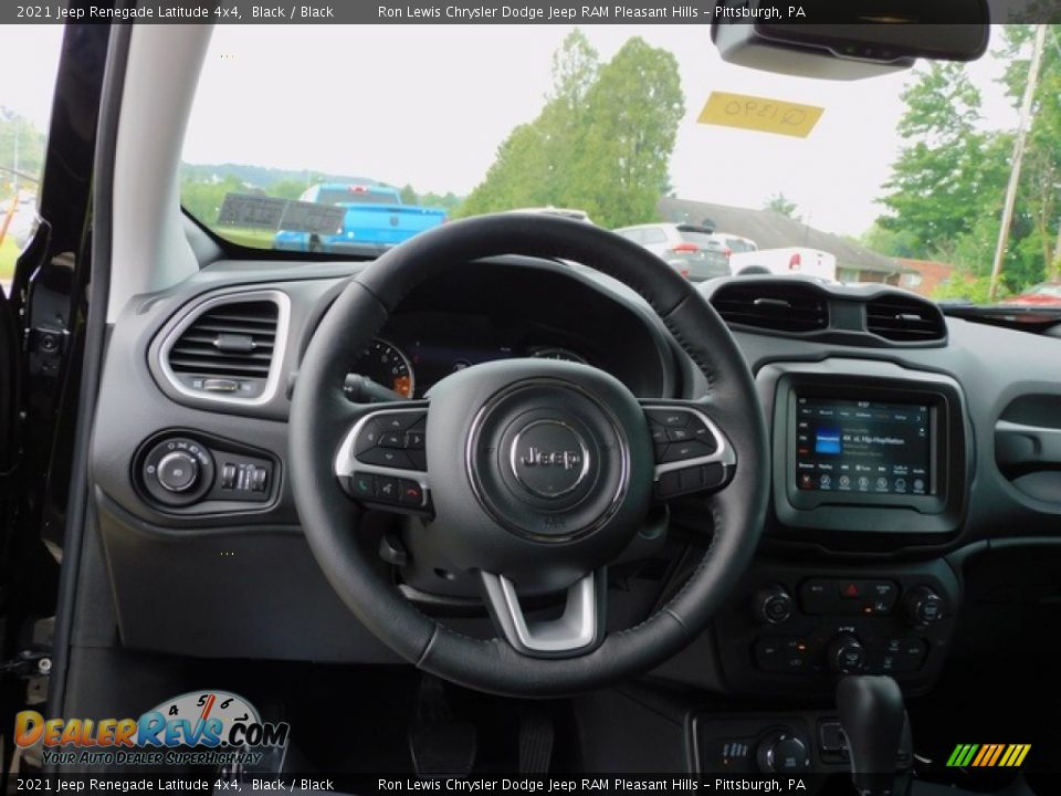 2021 Jeep Renegade Latitude 4x4 Black / Black Photo #13