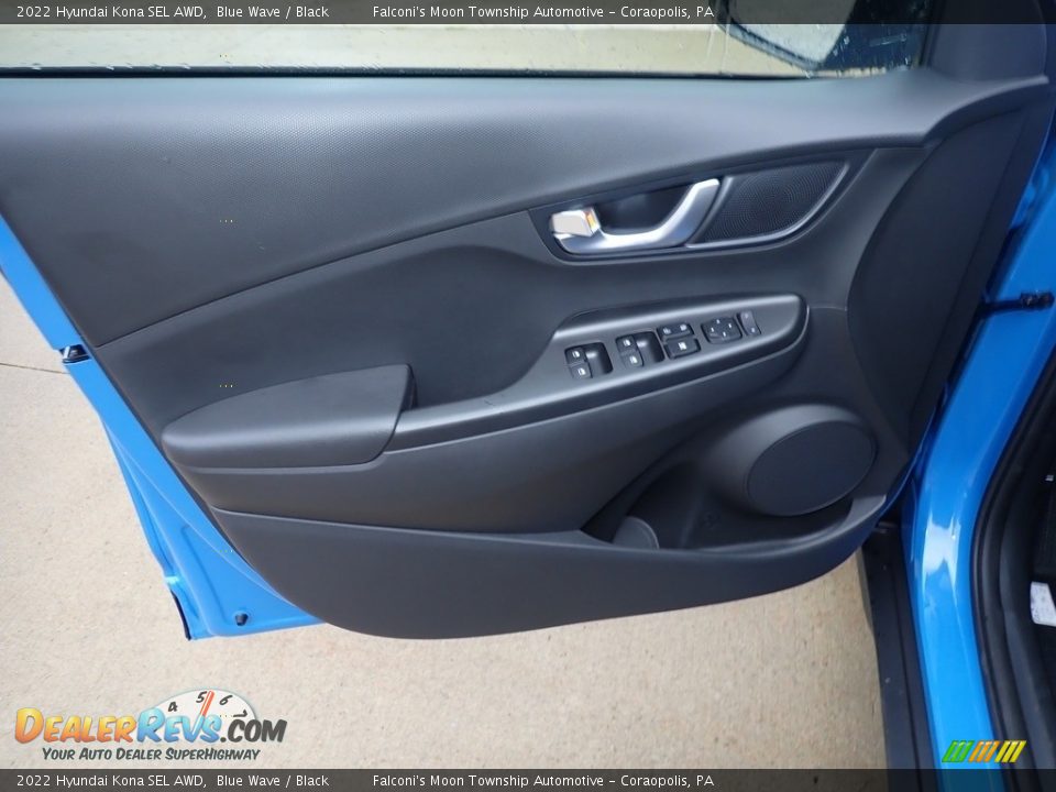 2022 Hyundai Kona SEL AWD Blue Wave / Black Photo #14