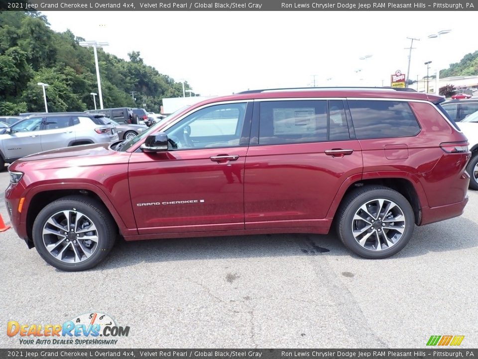 Velvet Red Pearl 2021 Jeep Grand Cherokee L Overland 4x4 Photo #2