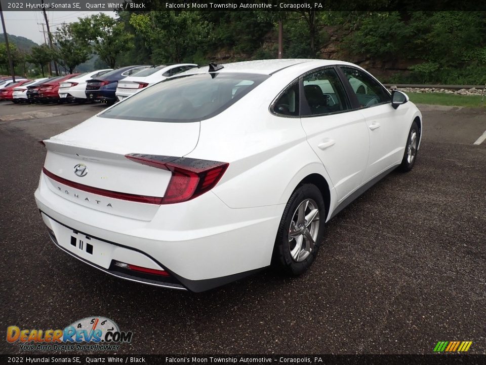 2022 Hyundai Sonata SE Quartz White / Black Photo #2