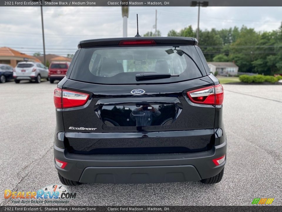 2021 Ford EcoSport S Shadow Black / Medium Stone Photo #4