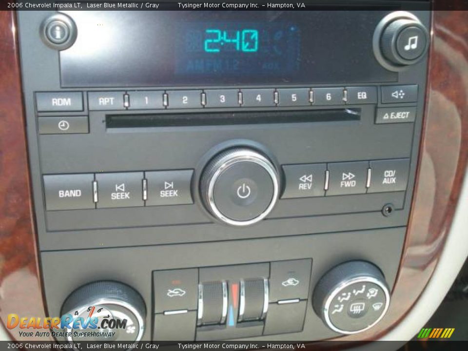 2006 Chevrolet Impala LT Laser Blue Metallic / Gray Photo #11