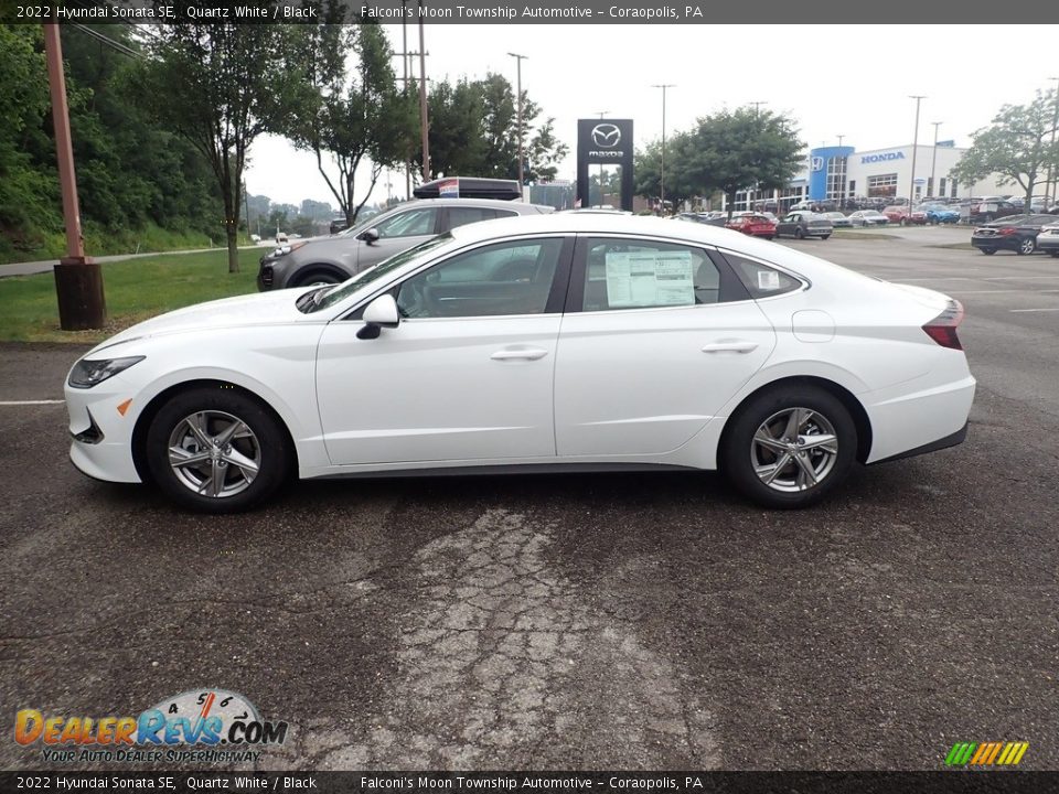 2022 Hyundai Sonata SE Quartz White / Black Photo #6