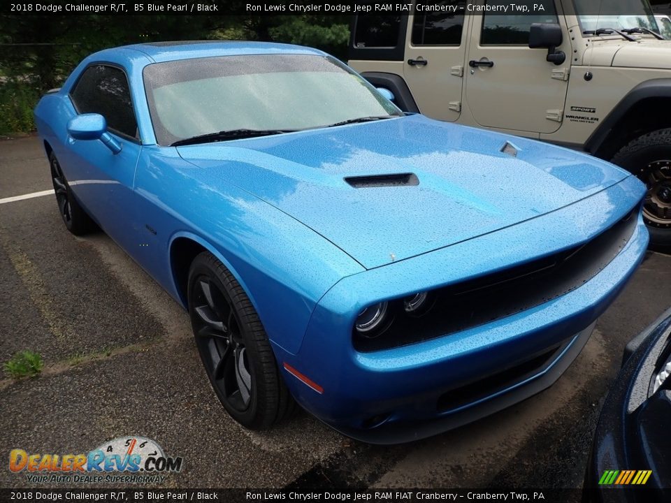 2018 Dodge Challenger R/T B5 Blue Pearl / Black Photo #2