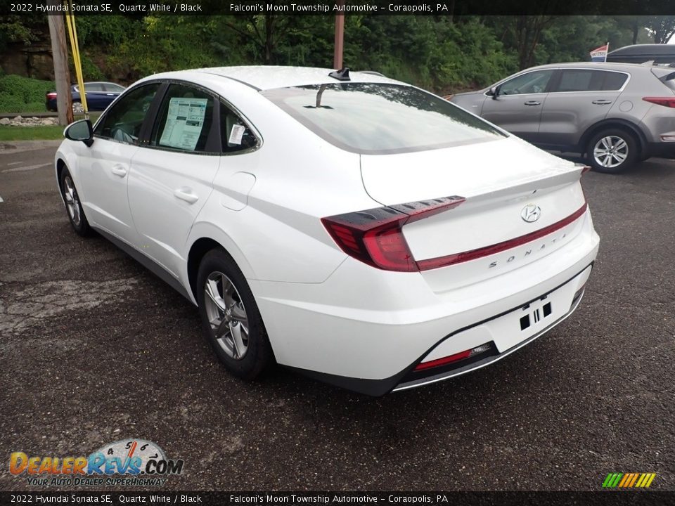 2022 Hyundai Sonata SE Quartz White / Black Photo #7