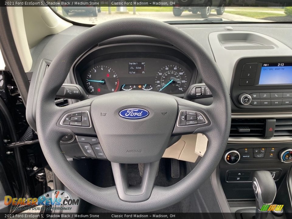2021 Ford EcoSport S Steering Wheel Photo #12