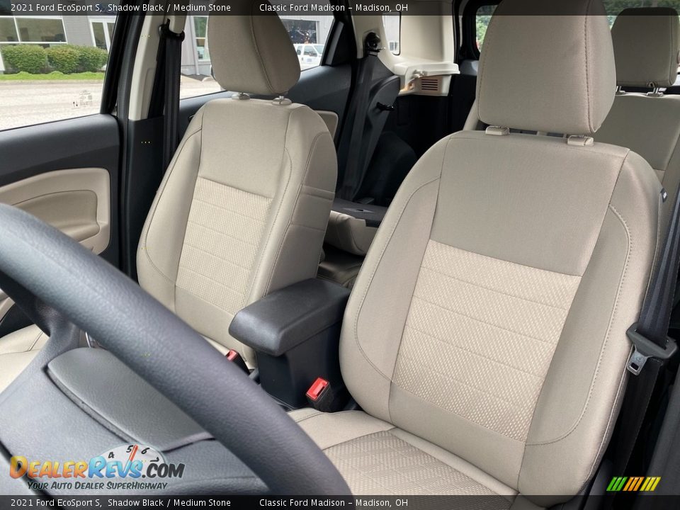 2021 Ford EcoSport S Shadow Black / Medium Stone Photo #15