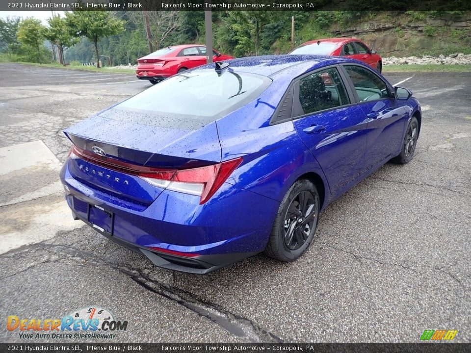 2021 Hyundai Elantra SEL Intense Blue / Black Photo #2