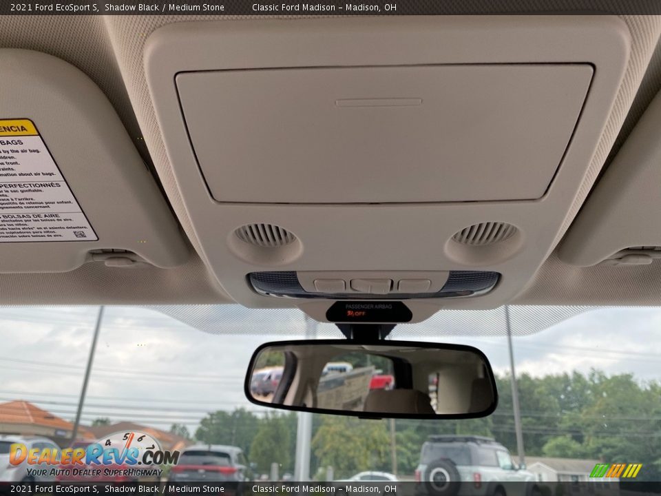 2021 Ford EcoSport S Shadow Black / Medium Stone Photo #23
