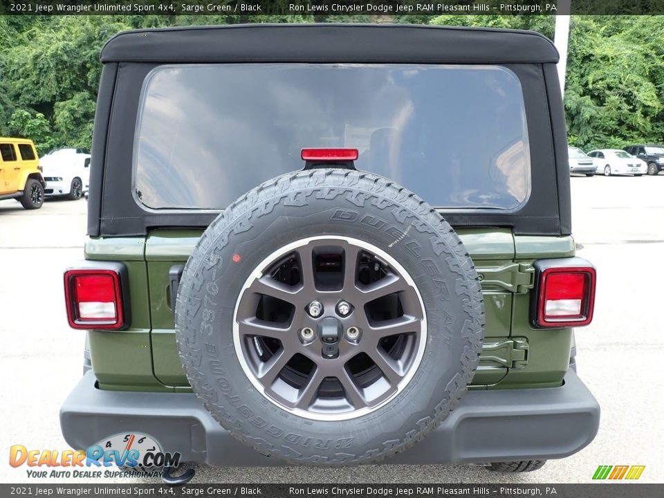2021 Jeep Wrangler Unlimited Sport 4x4 Sarge Green / Black Photo #4
