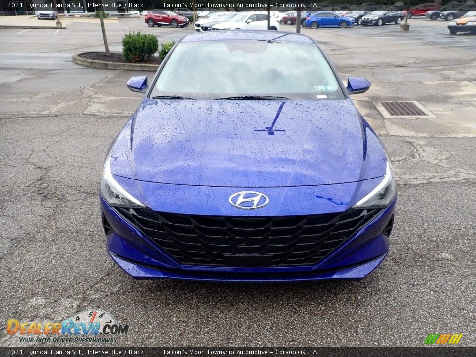 2021 Hyundai Elantra SEL Intense Blue / Black Photo #4