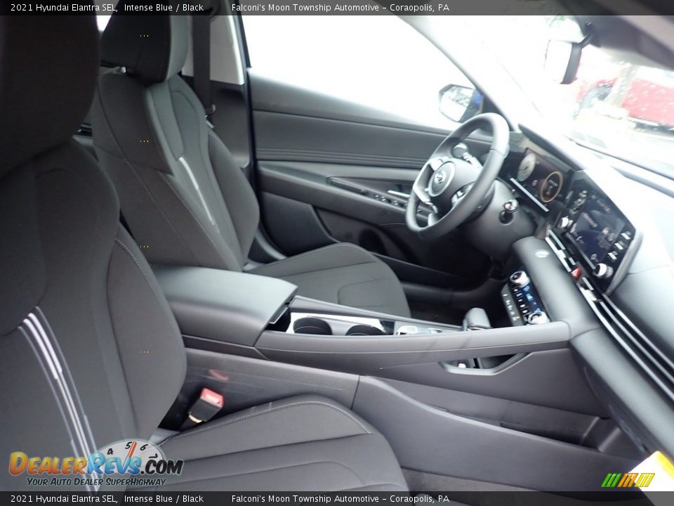 2021 Hyundai Elantra SEL Intense Blue / Black Photo #11