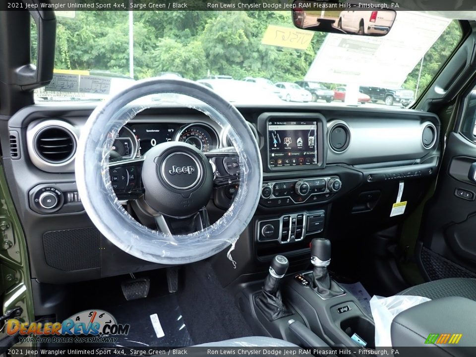 2021 Jeep Wrangler Unlimited Sport 4x4 Sarge Green / Black Photo #13