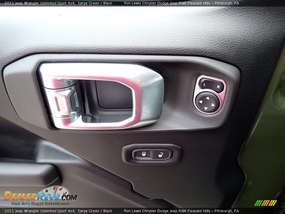 2021 Jeep Wrangler Unlimited Sport 4x4 Sarge Green / Black Photo #14