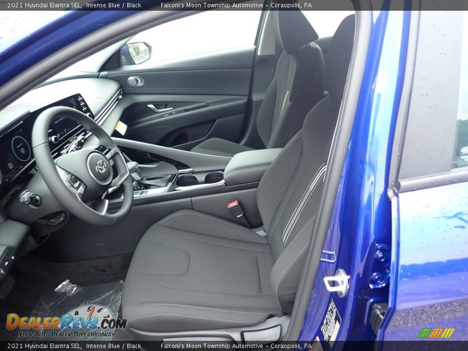 2021 Hyundai Elantra SEL Intense Blue / Black Photo #13