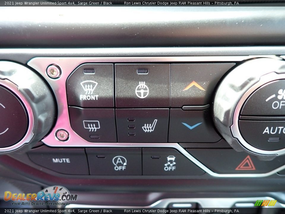 2021 Jeep Wrangler Unlimited Sport 4x4 Sarge Green / Black Photo #17