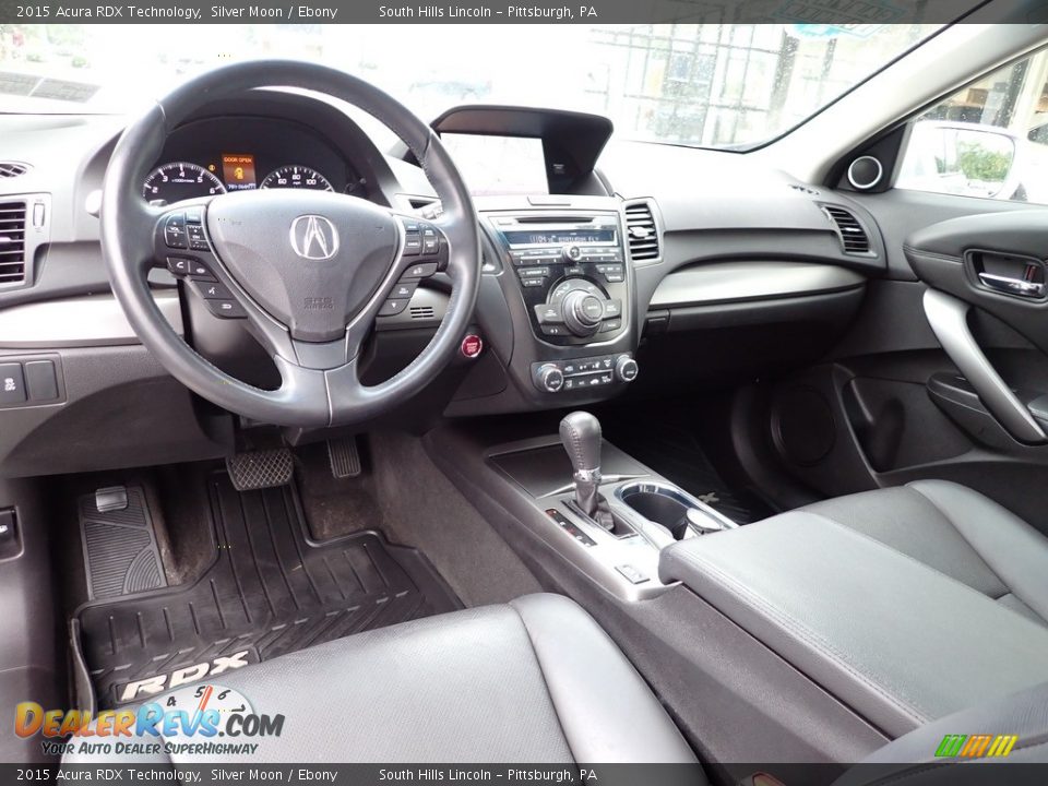 Ebony Interior - 2015 Acura RDX Technology Photo #18