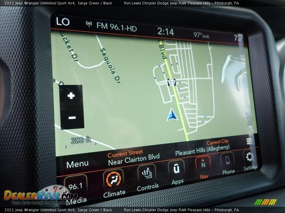 2021 Jeep Wrangler Unlimited Sport 4x4 Sarge Green / Black Photo #18