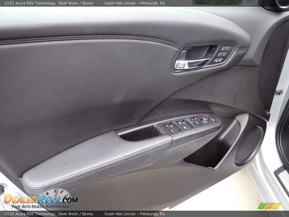 2015 Acura RDX Technology Silver Moon / Ebony Photo #19