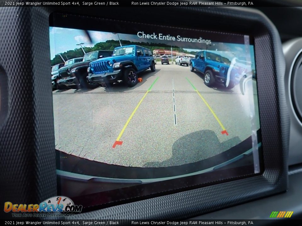 2021 Jeep Wrangler Unlimited Sport 4x4 Sarge Green / Black Photo #19