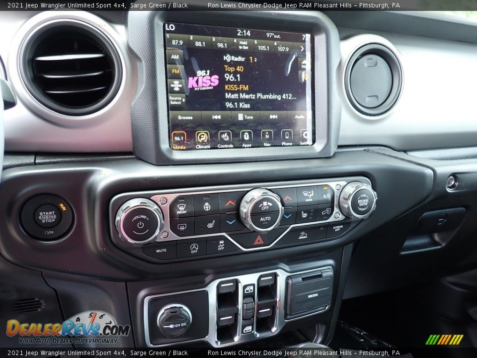2021 Jeep Wrangler Unlimited Sport 4x4 Sarge Green / Black Photo #20