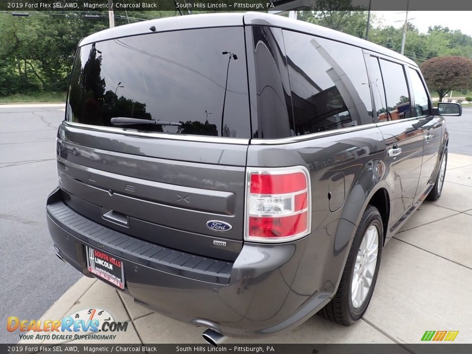 2019 Ford Flex SEL AWD Magnetic / Charcoal Black Photo #6