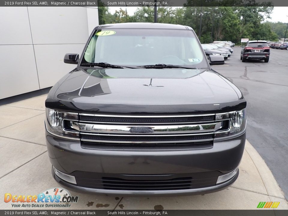 2019 Ford Flex SEL AWD Magnetic / Charcoal Black Photo #9
