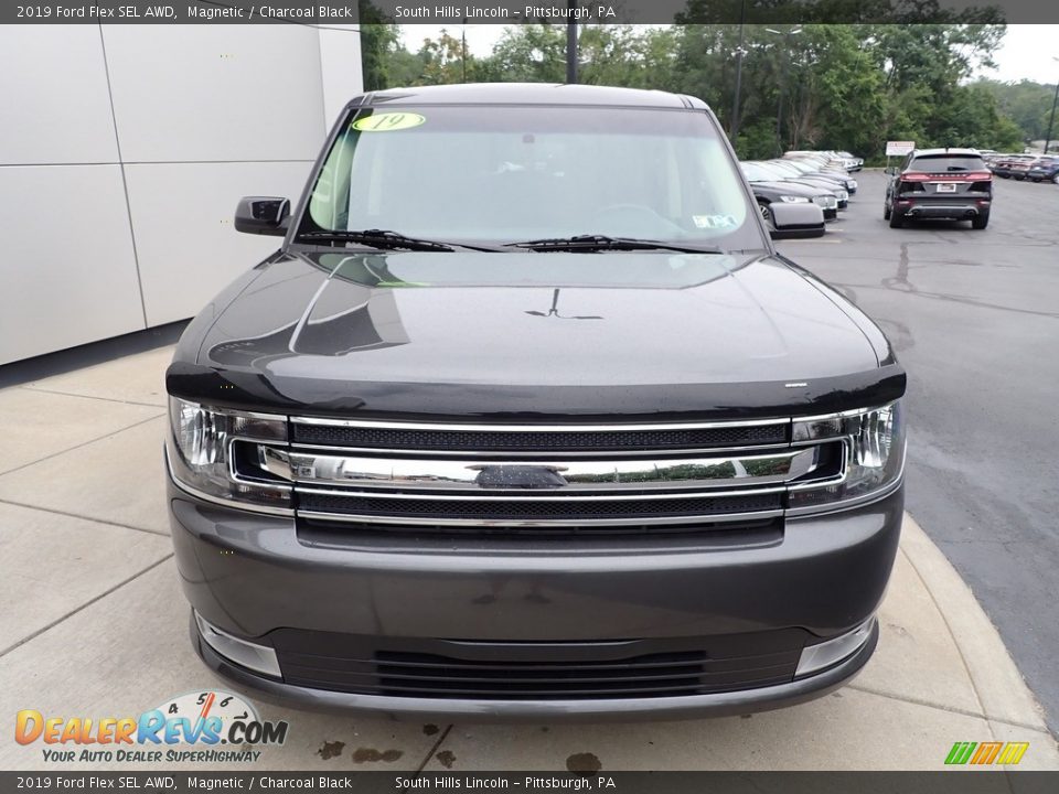 2019 Ford Flex SEL AWD Magnetic / Charcoal Black Photo #9