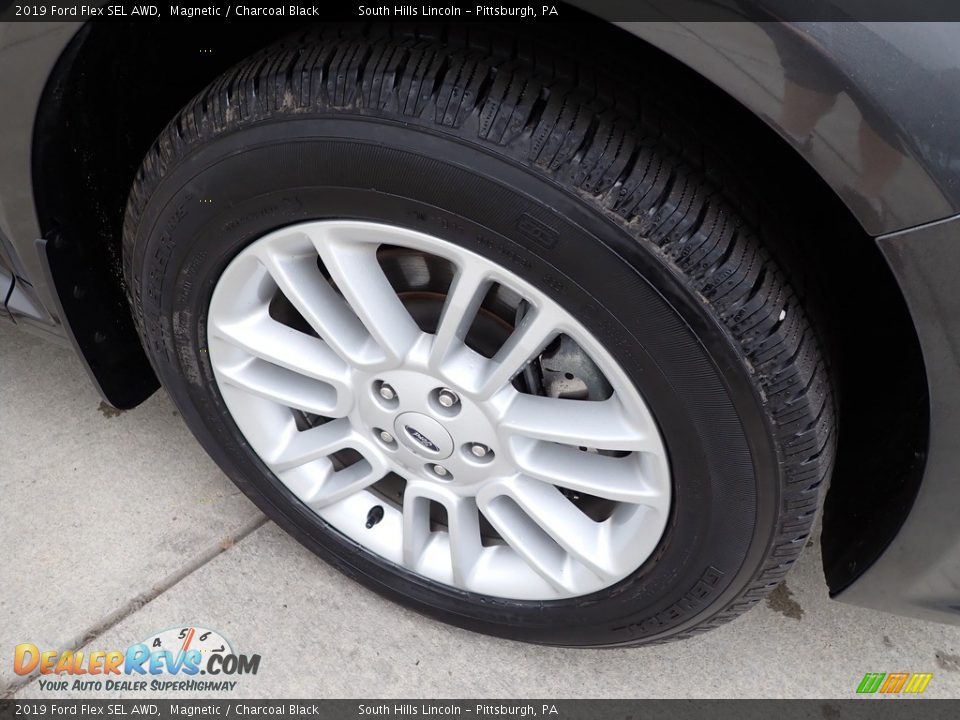 2019 Ford Flex SEL AWD Magnetic / Charcoal Black Photo #10