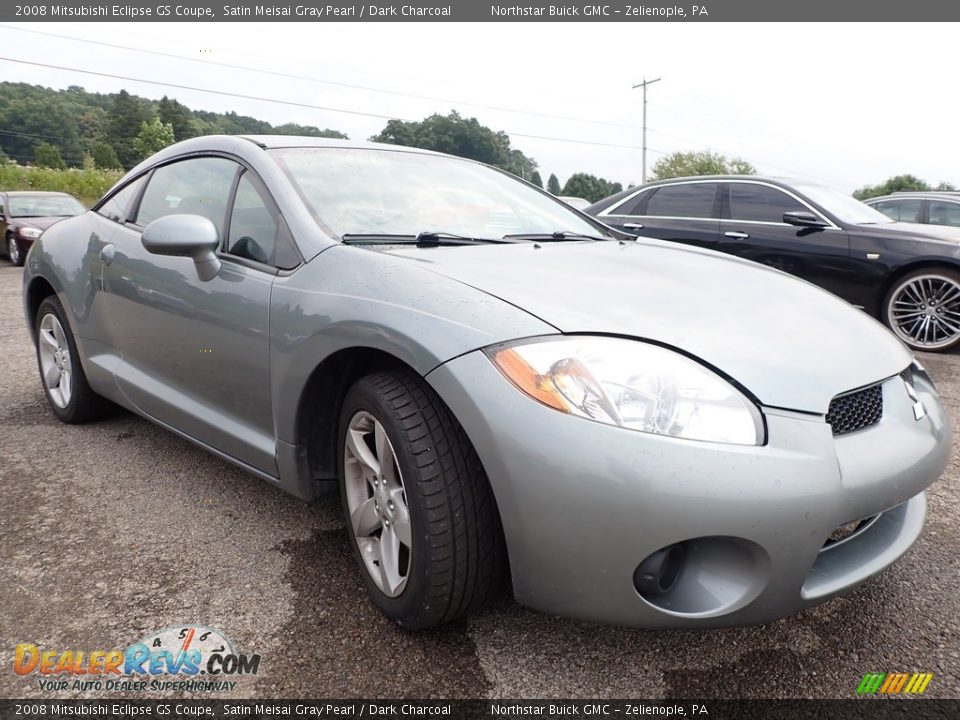 2008 Mitsubishi Eclipse GS Coupe Satin Meisai Gray Pearl / Dark Charcoal Photo #4