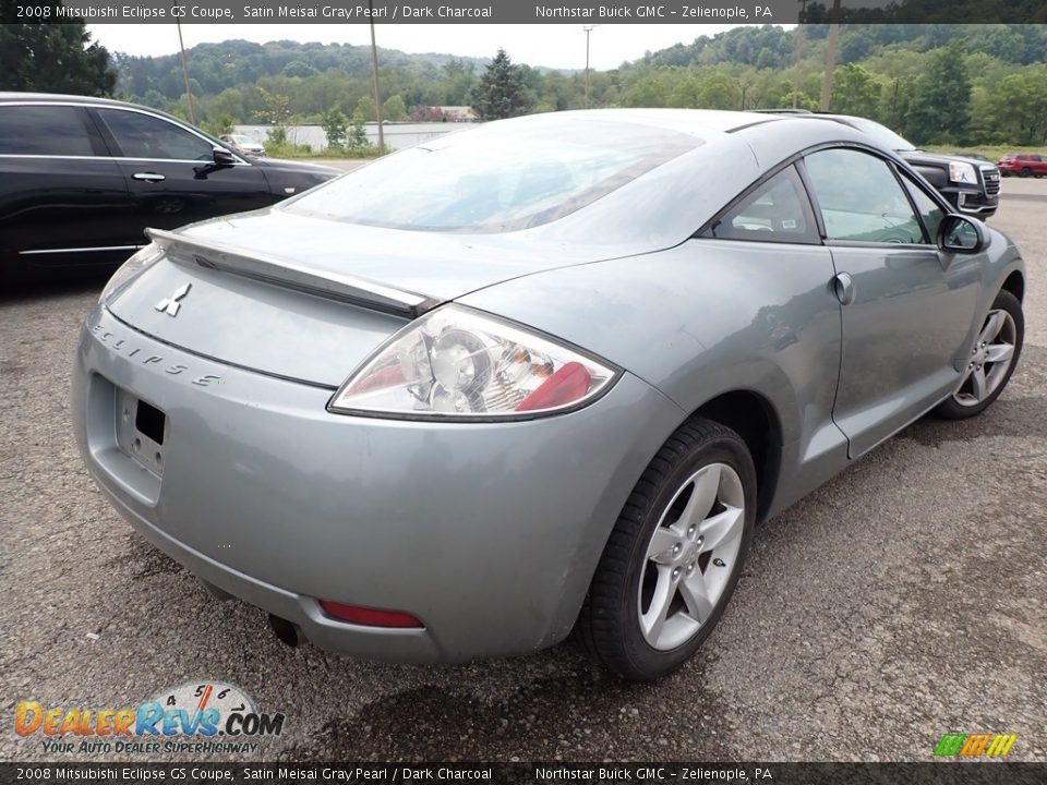 2008 Mitsubishi Eclipse GS Coupe Satin Meisai Gray Pearl / Dark Charcoal Photo #5