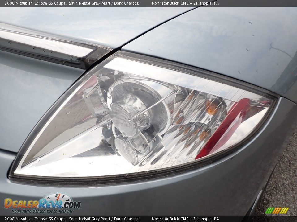2008 Mitsubishi Eclipse GS Coupe Satin Meisai Gray Pearl / Dark Charcoal Photo #6