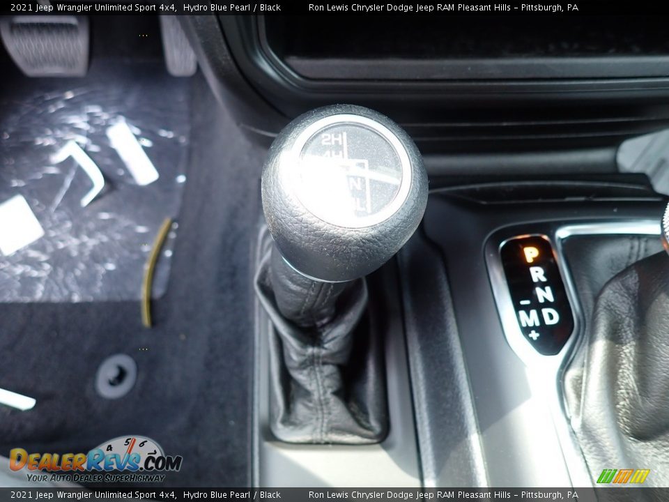 2021 Jeep Wrangler Unlimited Sport 4x4 Hydro Blue Pearl / Black Photo #17