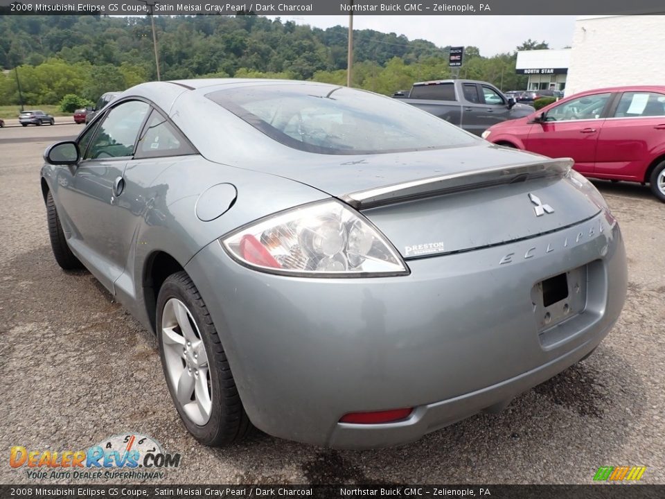 2008 Mitsubishi Eclipse GS Coupe Satin Meisai Gray Pearl / Dark Charcoal Photo #8