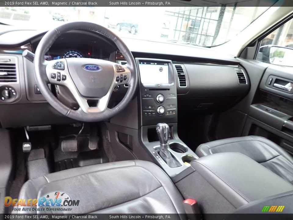 Charcoal Black Interior - 2019 Ford Flex SEL AWD Photo #19