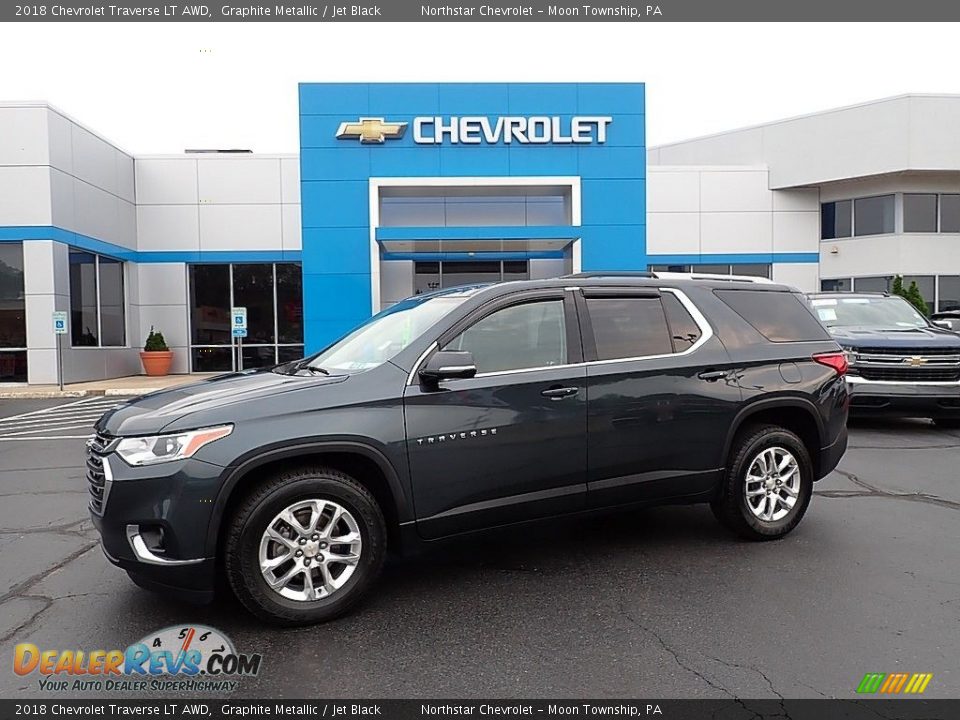 2018 Chevrolet Traverse LT AWD Graphite Metallic / Jet Black Photo #1