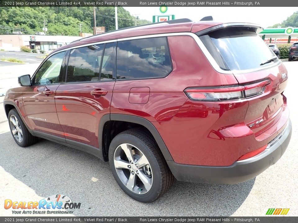 2021 Jeep Grand Cherokee L Limited 4x4 Velvet Red Pearl / Black Photo #3