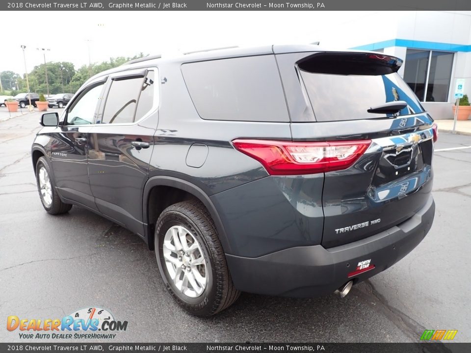 2018 Chevrolet Traverse LT AWD Graphite Metallic / Jet Black Photo #4