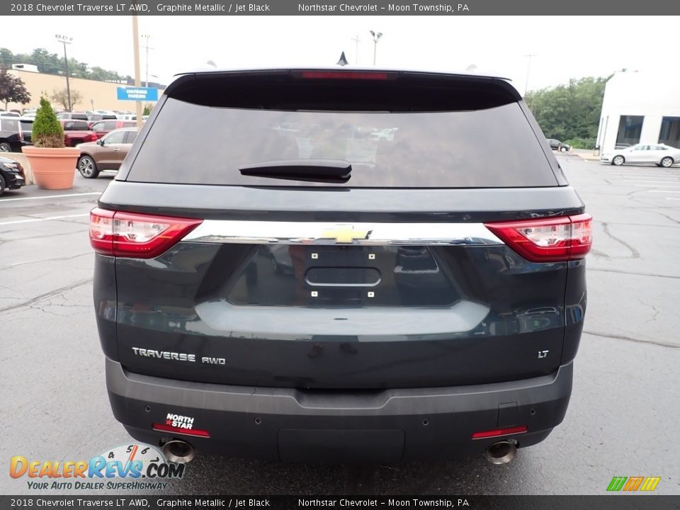 2018 Chevrolet Traverse LT AWD Graphite Metallic / Jet Black Photo #6