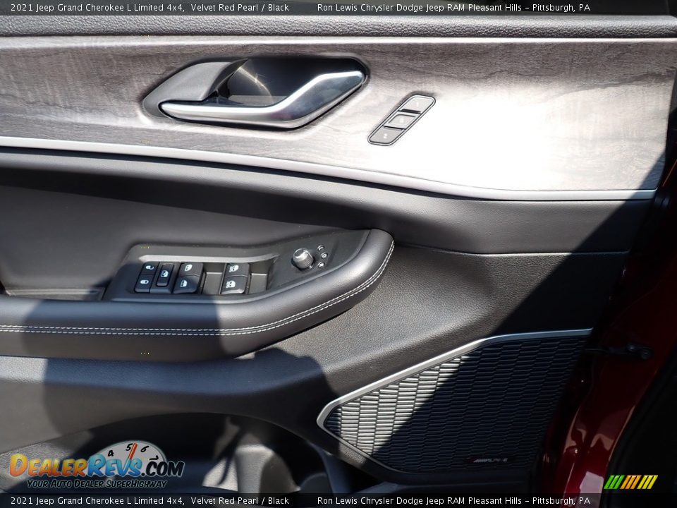 2021 Jeep Grand Cherokee L Limited 4x4 Velvet Red Pearl / Black Photo #14
