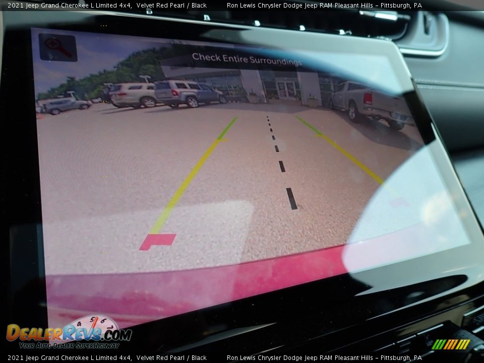 2021 Jeep Grand Cherokee L Limited 4x4 Velvet Red Pearl / Black Photo #19