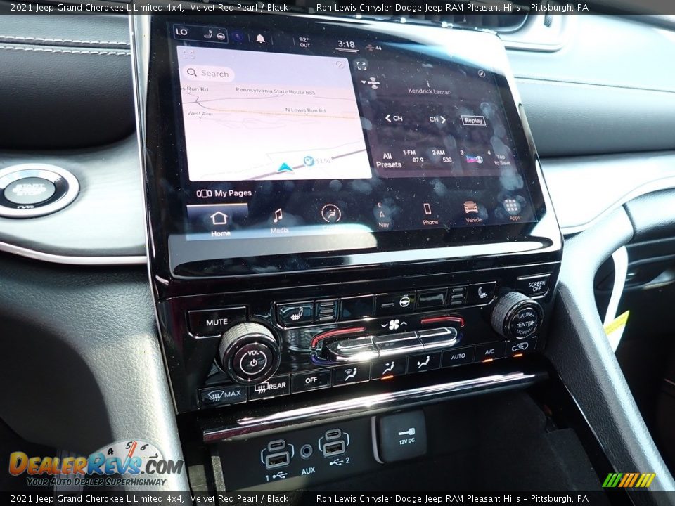 2021 Jeep Grand Cherokee L Limited 4x4 Velvet Red Pearl / Black Photo #20
