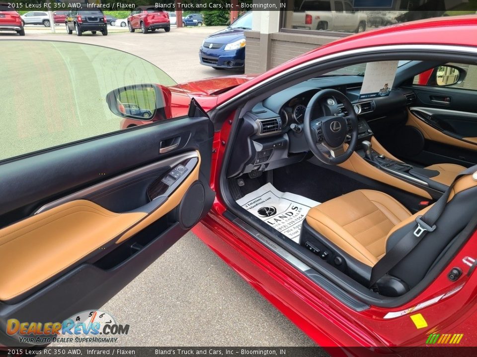 Flaxen Interior - 2015 Lexus RC 350 AWD Photo #3
