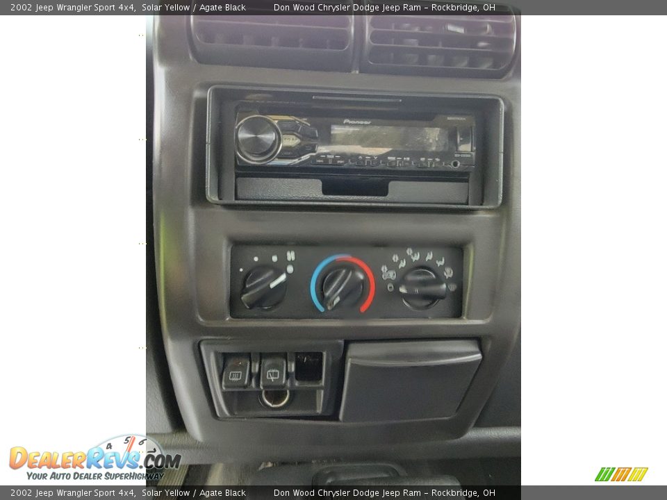 2002 Jeep Wrangler Sport 4x4 Solar Yellow / Agate Black Photo #16